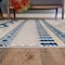World Rug Gallery Sky Collection Bohemian Geometric Area Rug 2'x3'Blue 244BLUE2X3 - alternate 6